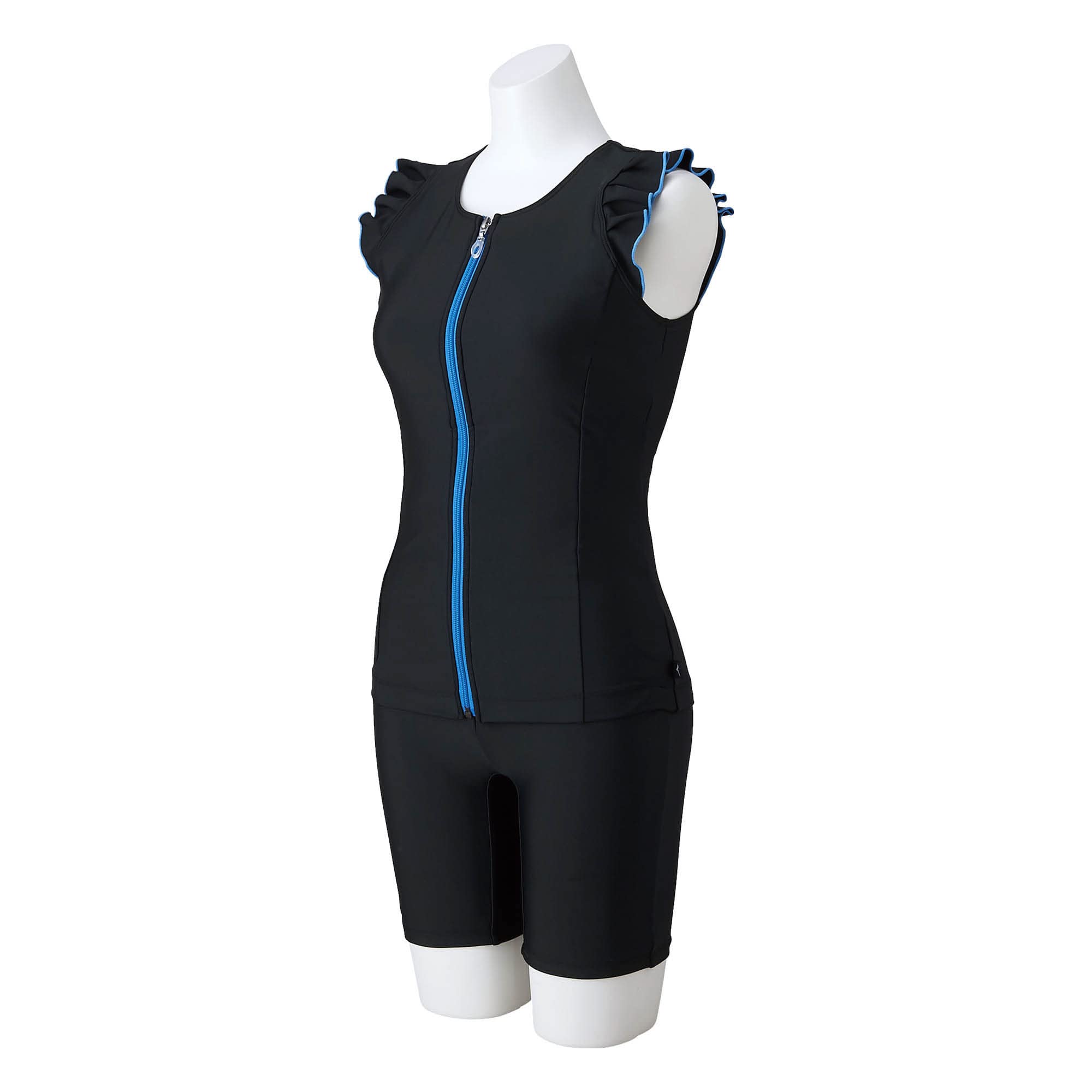 ミズノ(MIZUNO) 水着 ジム用 レディース セパレーツ(ファスナー付き) ドレスアップスイム N2JGA320 92:ブラック×ブルー Sサイズ Amazon.co.jp: MIZUNO(ミズノ) スイム 水泳 フィットネス 水着 ジム用